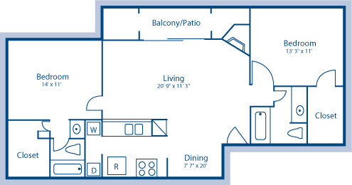 F Floorplan | Longspur Crossing | Austin TX