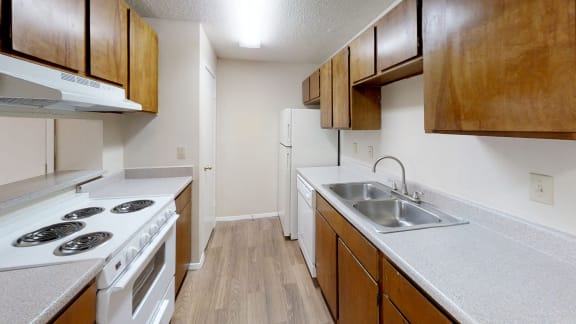 View of Kitchen in Maple floor plan at Arbors of Cleburne Apartments  at Arbors Of Cleburne, Texas, 76033
