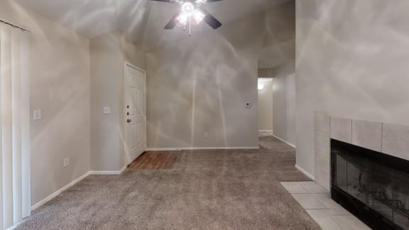 Living Area at Copper Hill, Bedford, Texas