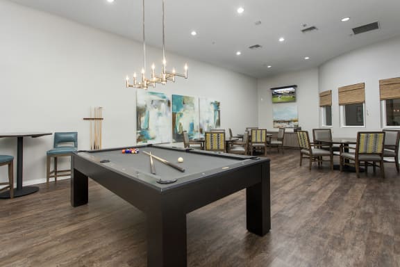 Billiards Table In Clubhouse at 55+ FountainGlen Terra Vista, Rancho Cucamonga, 91730