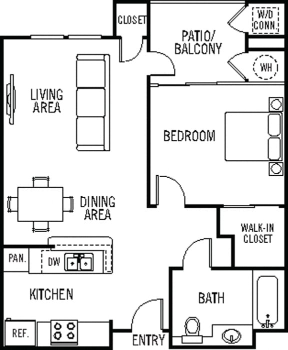 Fiesta Floor Plan Fiesta Floor Plan at 55+ FountainGlen Valencia, Valencia, CA, 91354