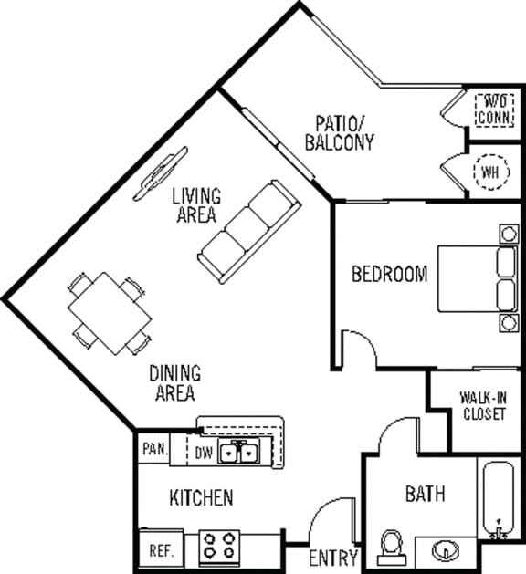 Rancho Floor Plan Rancho Floor Plan at 55+ FountainGlen Valencia, Valencia, CA