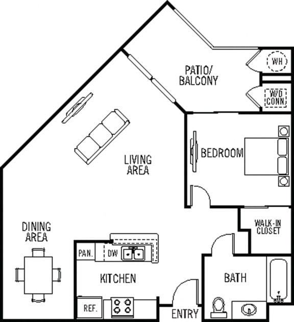 Monterey Floor Plan Monterey Floor Plan at 55+ FountainGlen Valencia, Valencia, 91354