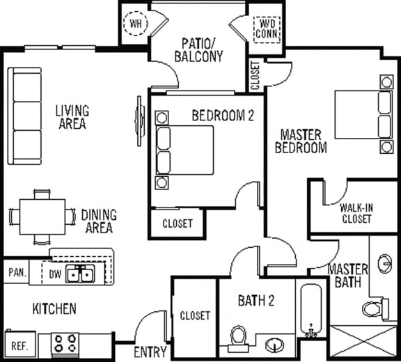 Imperial Floor Plan Imperial Floor Plan at 55+ FountainGlen Valencia, Valencia