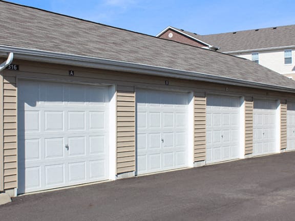 Garages at Residences at Northgate Crossing in Columbus, OH