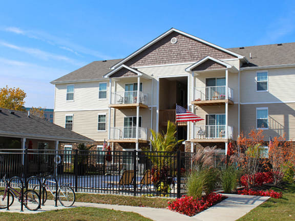 Swimming Pool area at Residences at Northgate Crossing in Columbus, OH