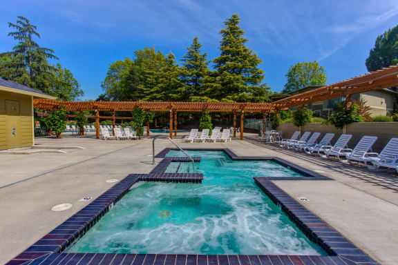 Year-Round Hot Tub at Commons at Timber Creek Apartments, Portland, 97229