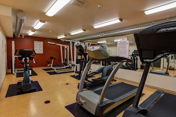 Gym at Commons at Sylvan Highlands Apartments, Portland, 97225