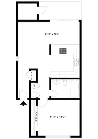 at Commons at Hawthorn Village Apartments, Oregon