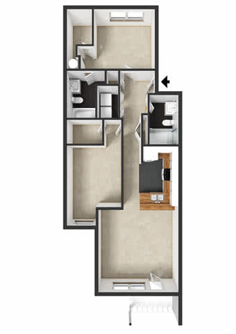 at Commons at Hawthorn Village Apartments, Hillsboro, OR