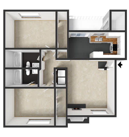 at Commons at Hawthorn Village Apartments, Hillsboro, 97124