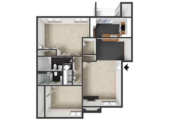at Commons at Hawthorn Village Apartments, Hillsboro