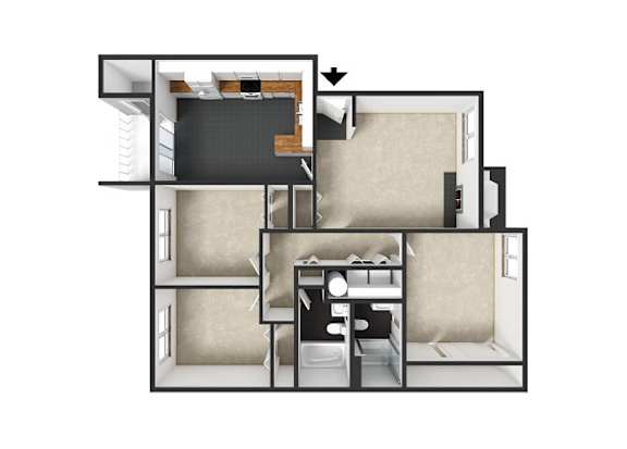 at Commons at Hawthorn Village Apartments, Oregon