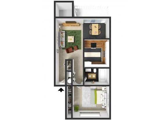 at Commons at Hawthorn Village Apartments, Oregon, 97124
