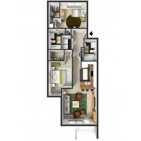 at Commons at Hawthorn Village Apartments, Oregon, 97124