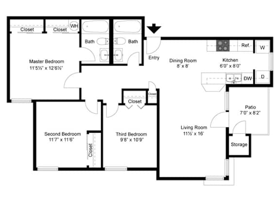 at Commons at Dawson Creek Apartments, Hillsboro, OR
