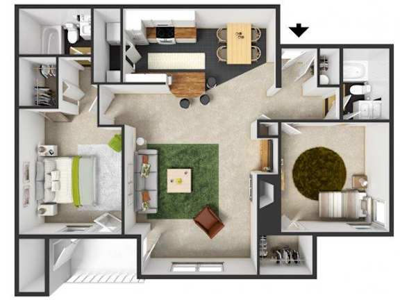 at Commons at Creekside Apartments, Hillsboro, 97123