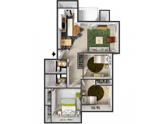 at Commons at Creekside Apartments, Hillsboro, Oregon