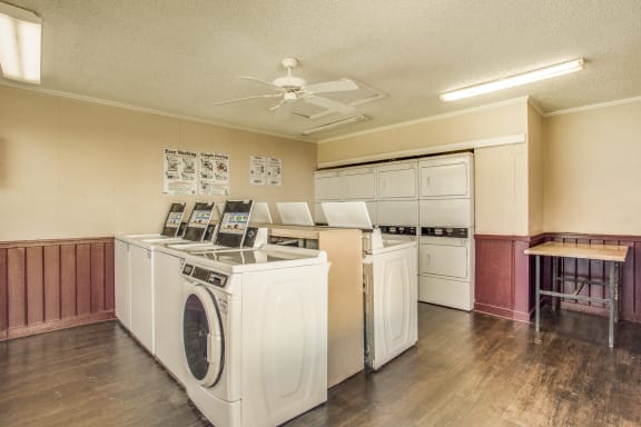 Laundry Room at Newport Apartments, Irving, Texas