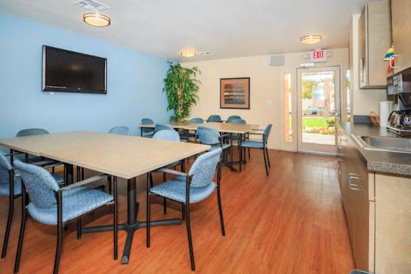 A dining room at Desert Bay Apartments, Laughlin,89029