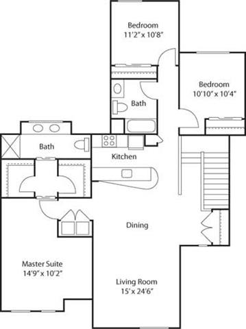 G4- 55+ Adult Living Floorplan at Reunion at Redmond Ridge, Redmond, WA