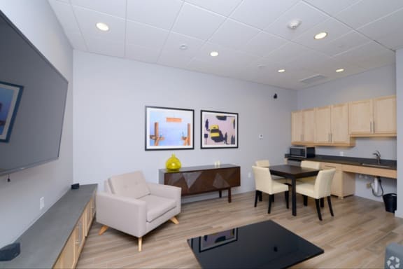 Media Room at 603 Concord Apartments, Massachusetts