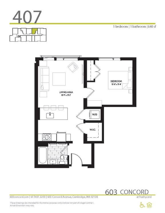 Floor Plan Floor Plan at 603 Concord, Cambridge, MA
