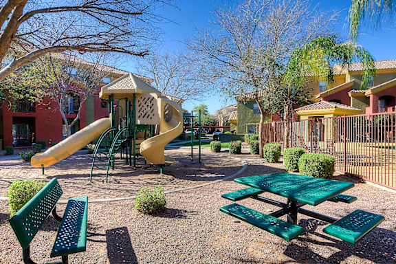 A playground at San Miguel Apartments, Mesa, AZ