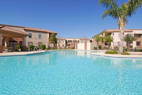 Shimmering Pool View at San Martin Apartments, Glendale, 85301