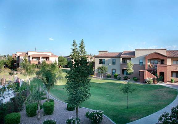Aerial View of Property at San Martin Apartments, Arizona