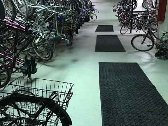 Bike Racks at Park View Apartments, Chicago