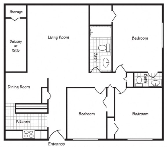 Richland, WA Maple Ridge 3 bedroom  bath
