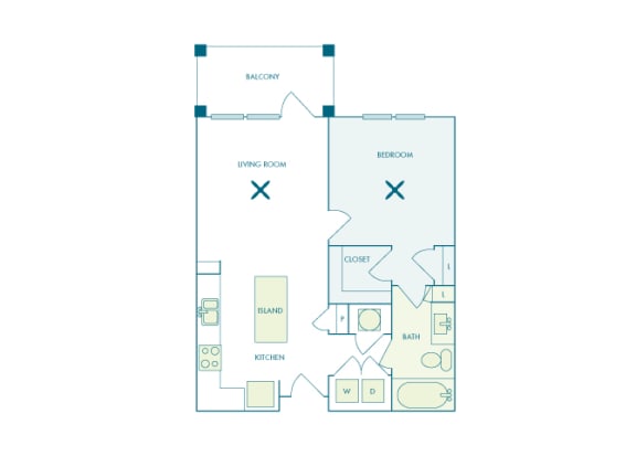 Nona Park Village - A1 - Foxtail - 1 bedroom - 1 bath