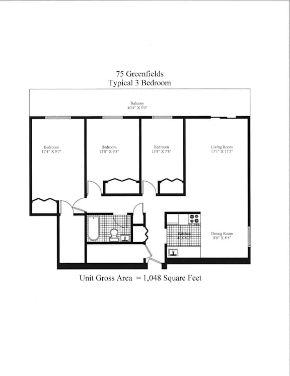 75 Greenfields Three Bedroom Image