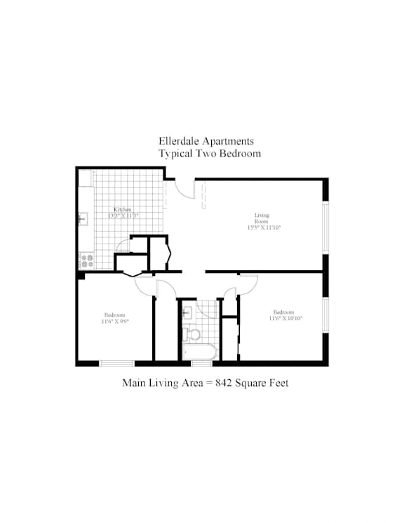 Ellerdale Two Bedroom B Image