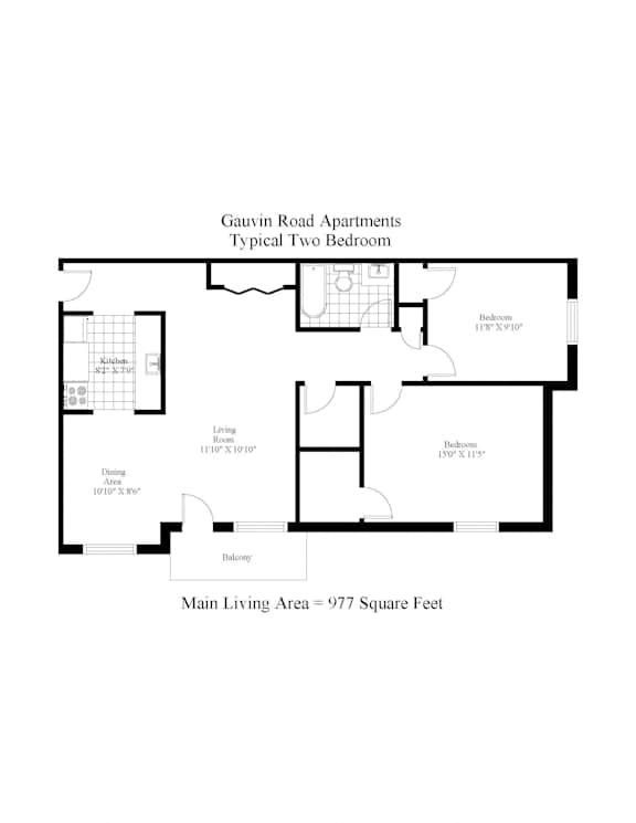 Gauvin Road Two Bedroom A Image