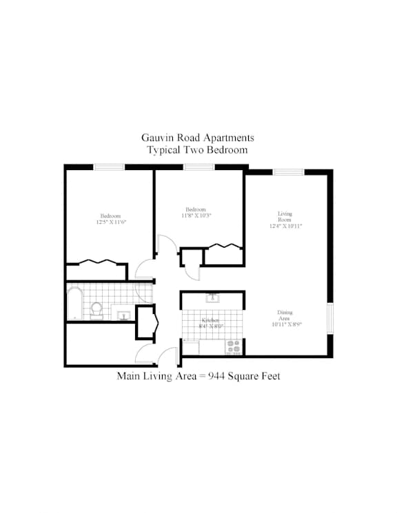 Gauvin Road Two Bedroom B Image