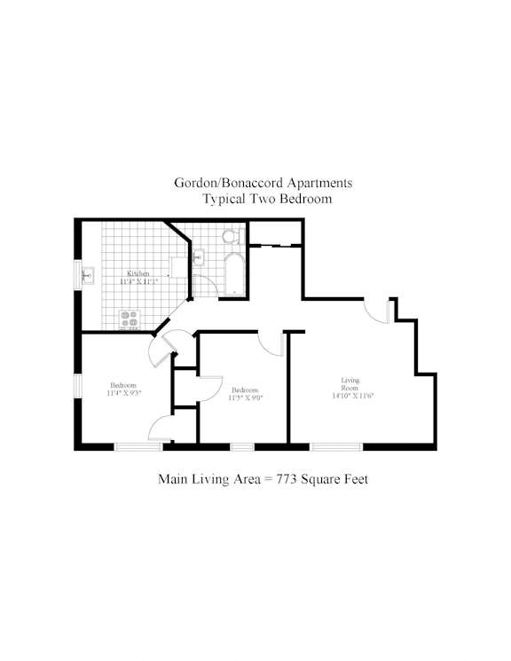 Gordon/Bonaccord Two Bedroom A Image