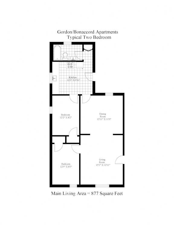 Gordon/Bonaccord Two Bedroom C Image