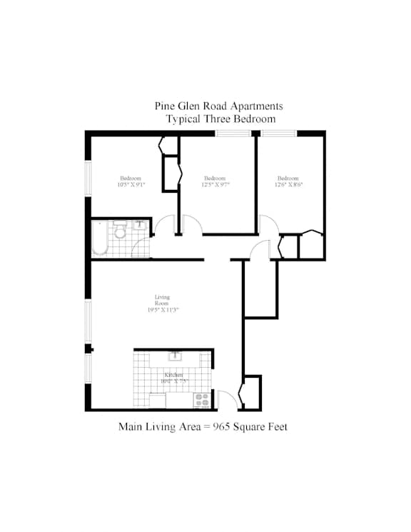 Pine Glen Three Bedroom Image