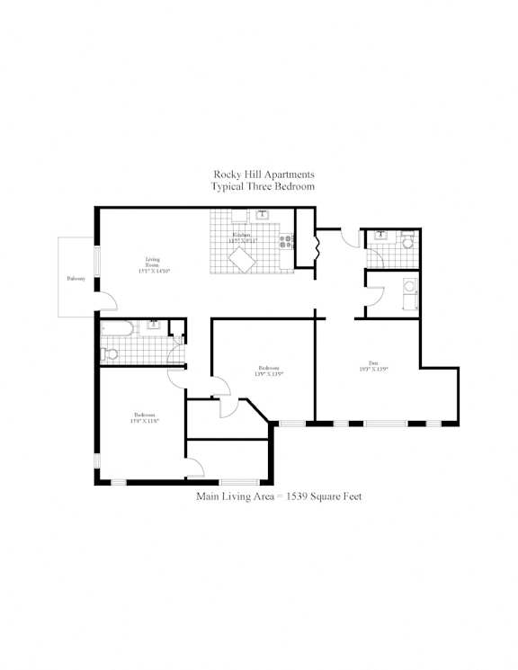 Rocky Hill Large Three Bedroom Image
