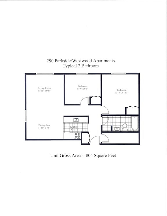 Westwood Apartments Two Bedroom Image