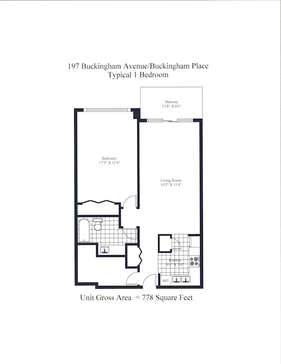 Buckingham Avenue One Bedroom Image