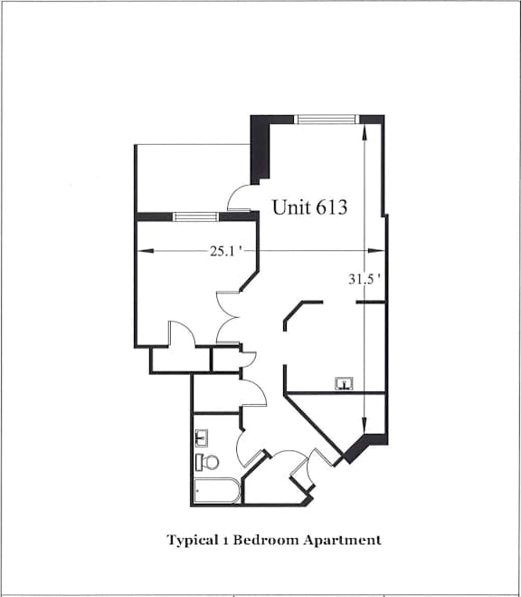 21 Parkland 1 Bedroom