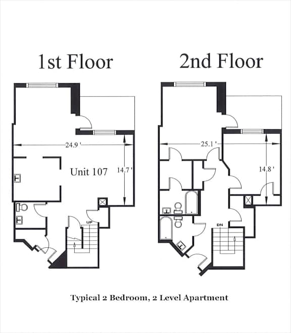 21 Parkland 2 Bedroom 2 Level