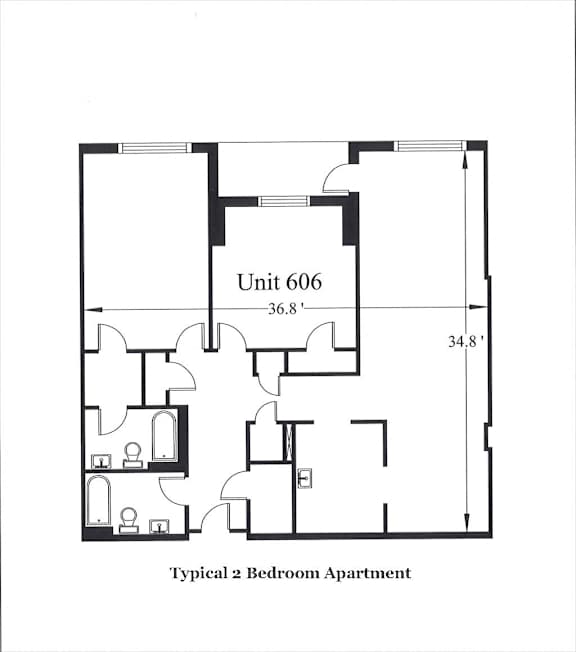 21 Parkland 2 Bedroom 2 Bath