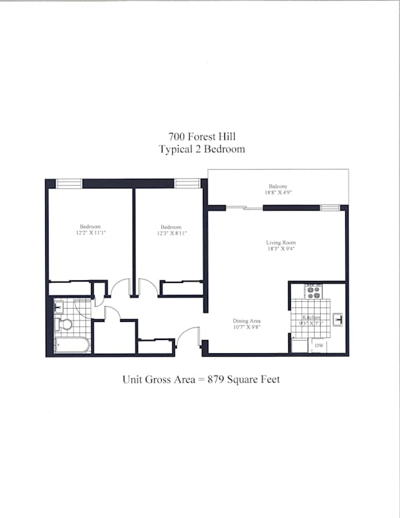 Forest Hill Towers Two Bedroom Image
