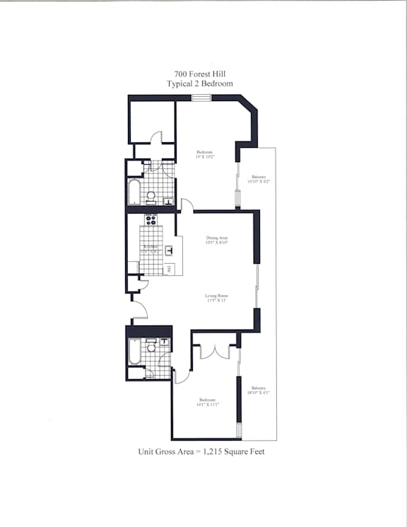 Forest Hill Towers Two Bedroom Large Image