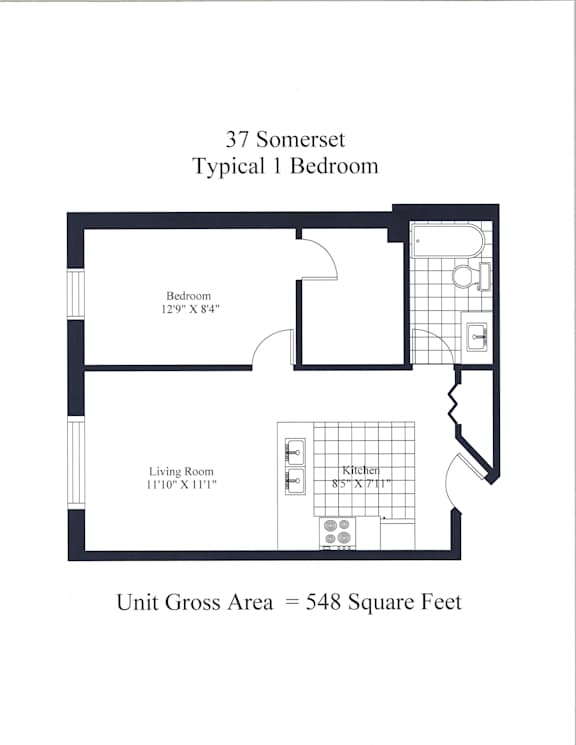 37 Somerset One Bedroom Image