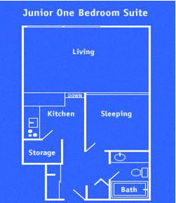 Garden Park Junior 1 Bedroom